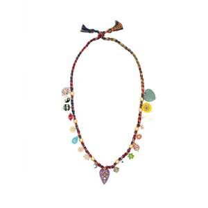 NEW MONOKI women's grigri joy heart necklace in multicolor